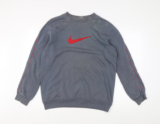 Nike Men's Grey Pullover Sweatshirt Size M