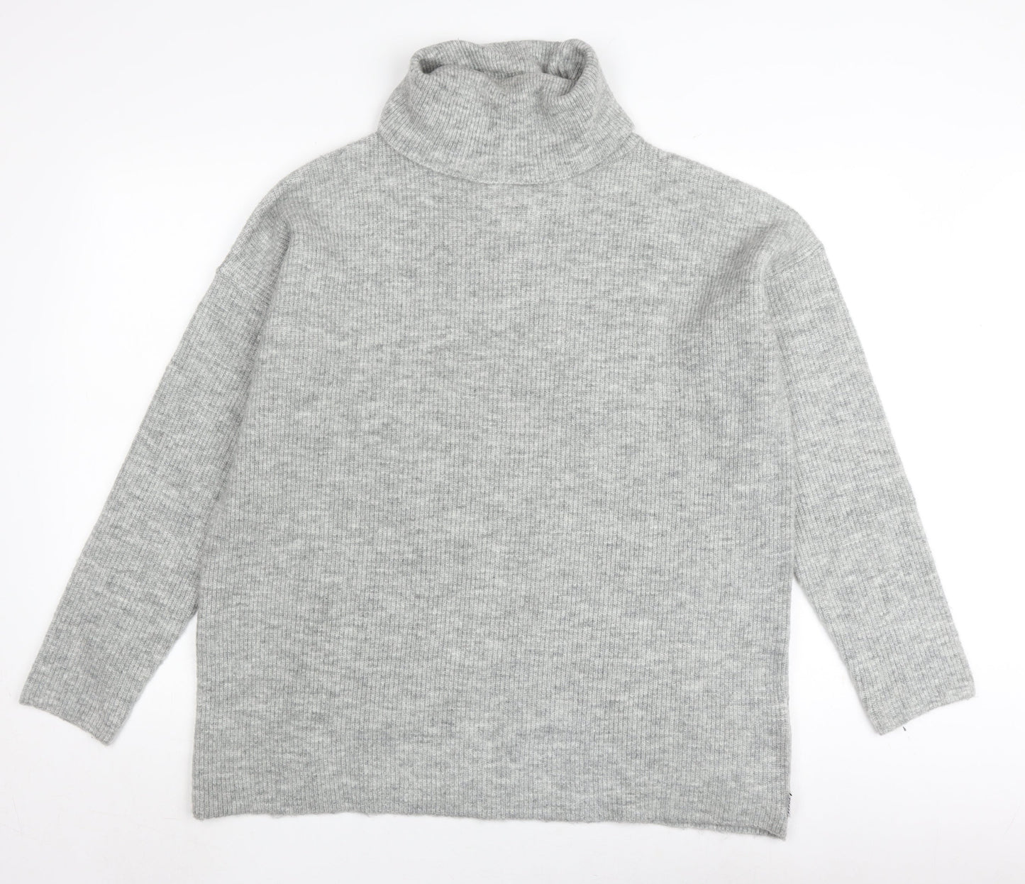 TOG24 Women's Grey Roll Neck Pullover Jumper Size 14