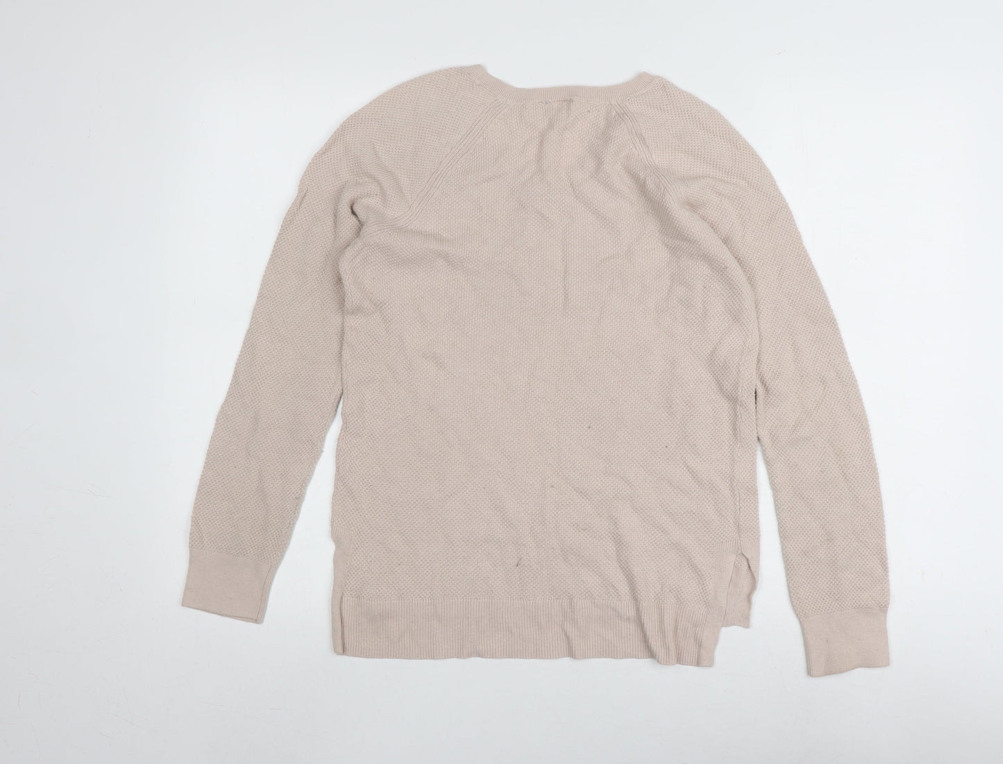 Gap Women's Beige V-Neck Pullover Jumper, Size S
