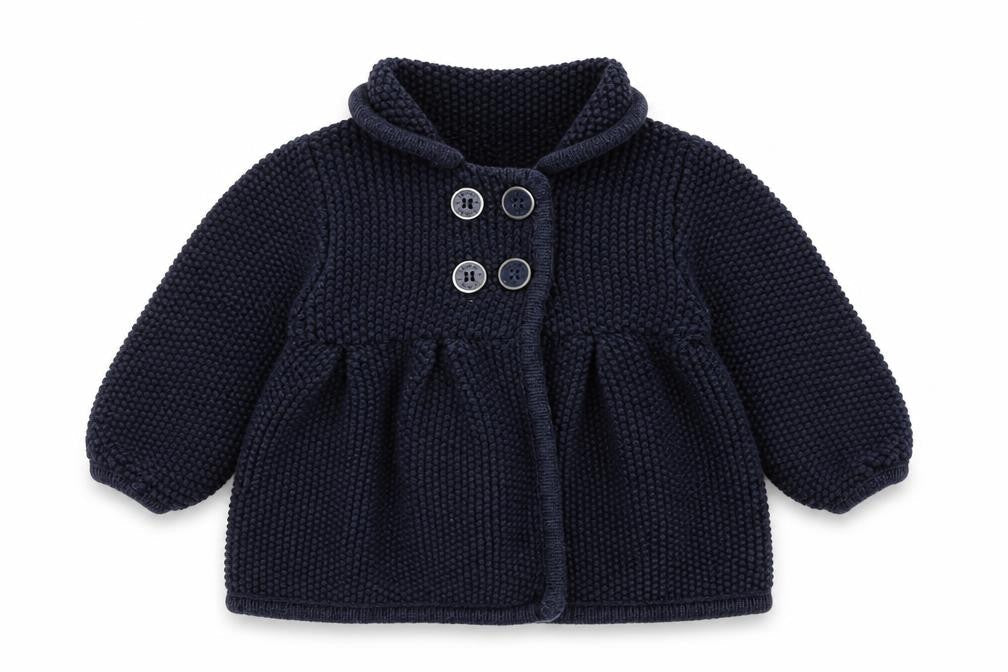 Junior J Unisex Baby Blue Cardigan, 9-12 Months, Casual Knit