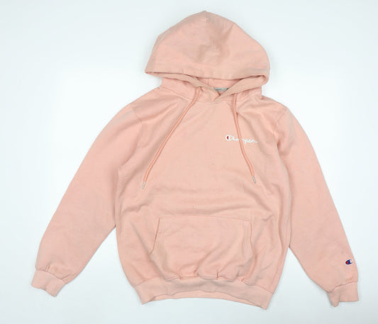 Champion Men's Pink Pullover Hoodie, Large