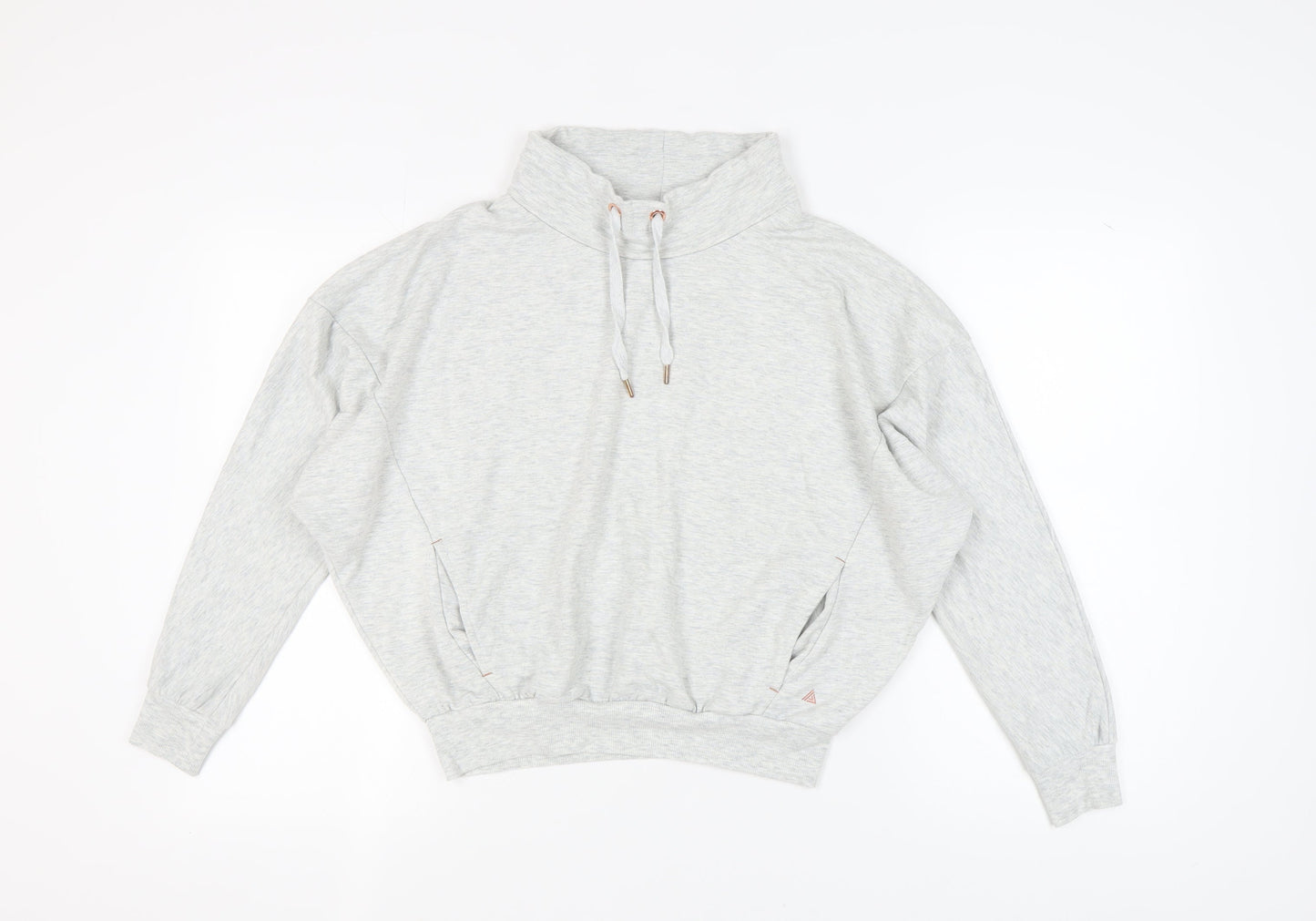 Next Women's Grey Sweatshirt, Size 8, High Neck, Casual