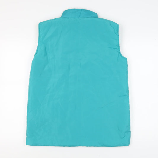 Anne De Lançay Women's Blue Quilted Waistcoat M