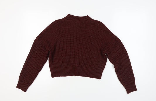 New Look Girls Red Pullover Jumper Size 10-11 Years