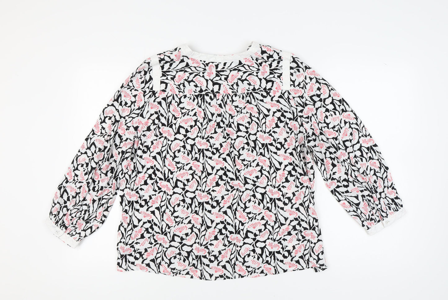 Per Una Women's Multicoloured Floral Blouse Size 14