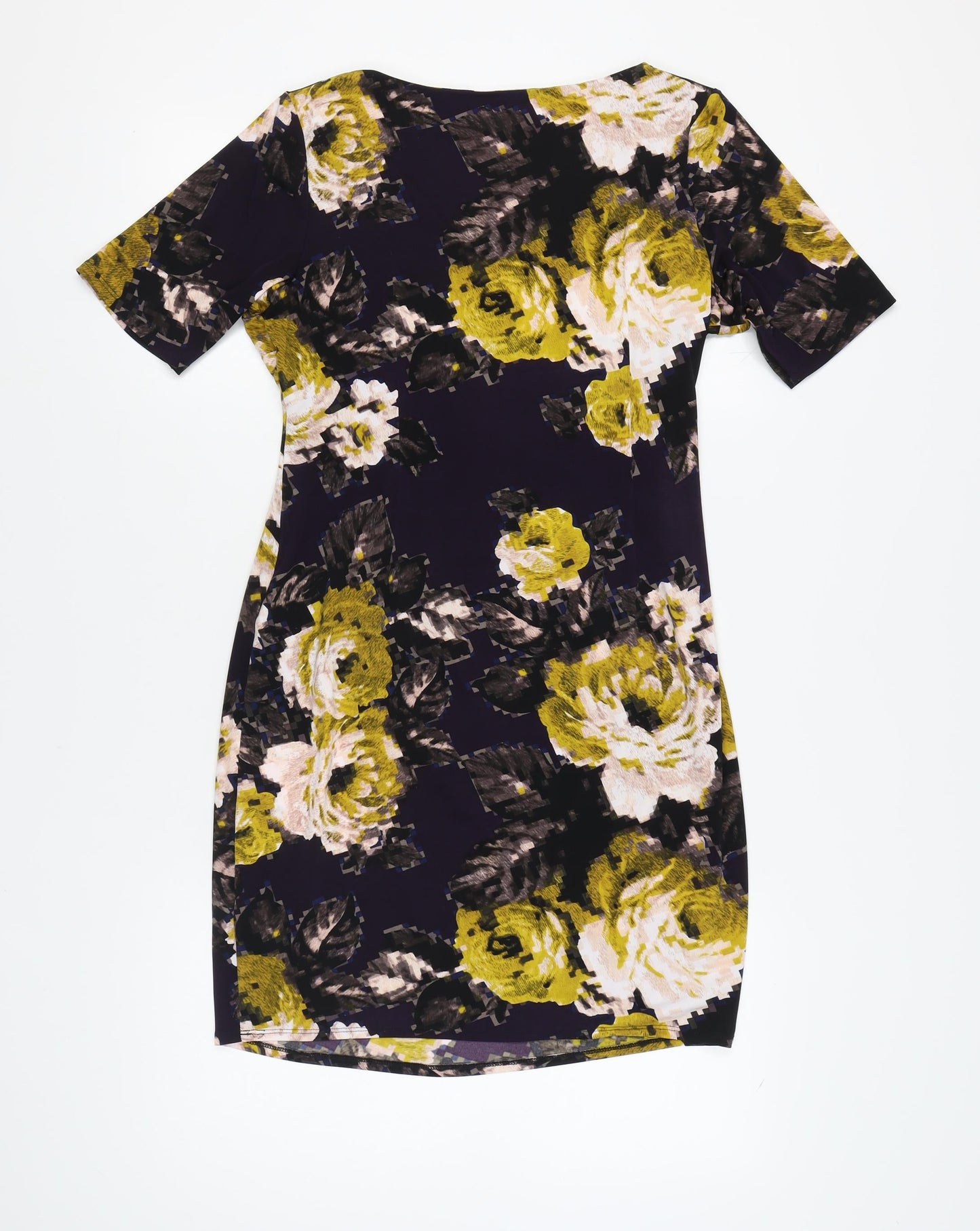 Marks and Spencer Women's Multicoloured Floral Wrap Dress, Size 14