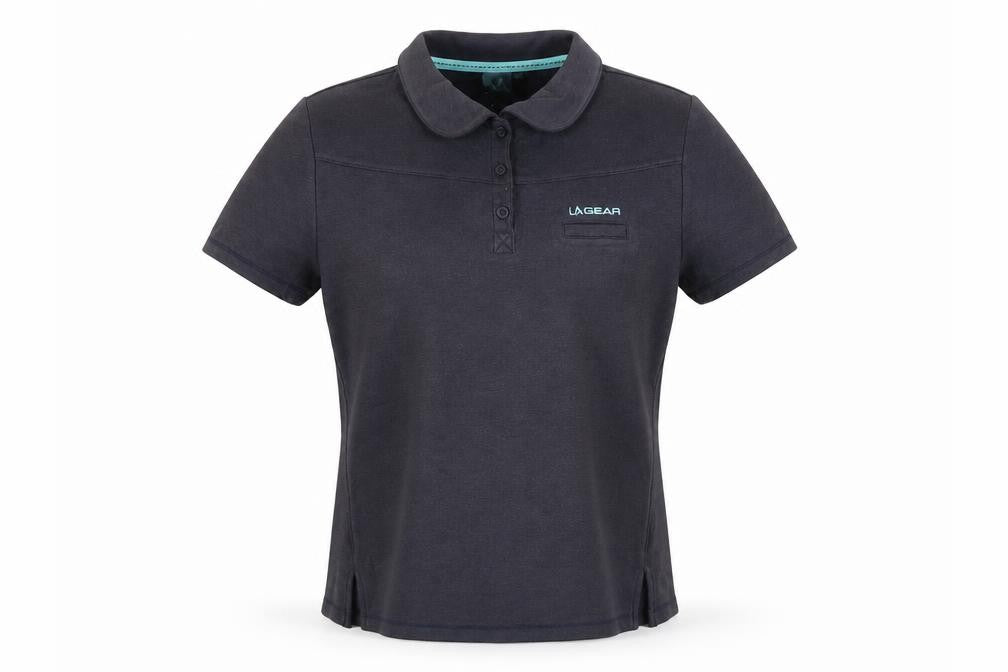 LA Gear Women's Black Polo Shirt Size 12 Casual