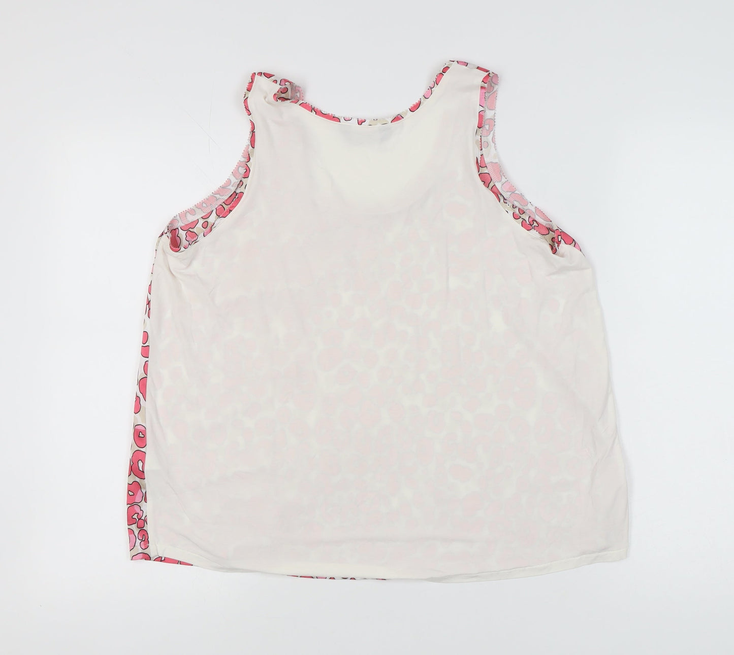Marks and Spencer Women’s Pink Tank, Size 12, Animal Print