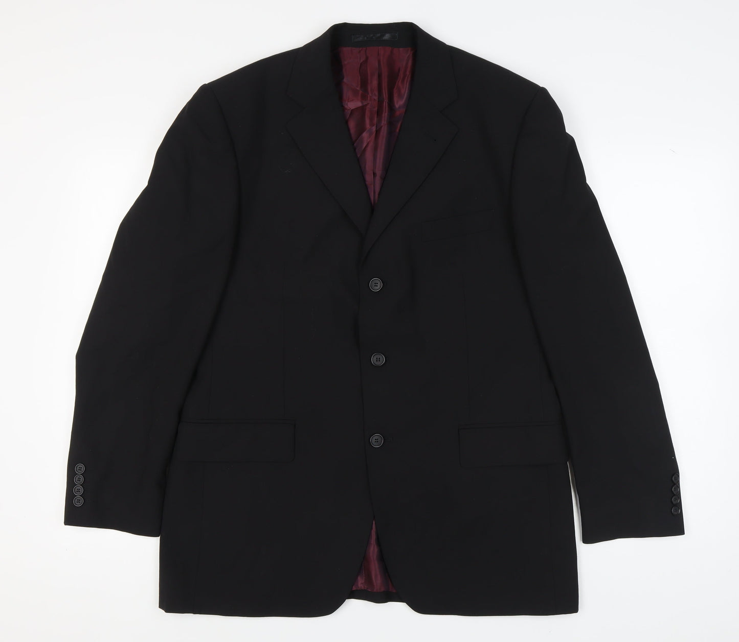 Tom English Men's Black Blazer 42R Classic