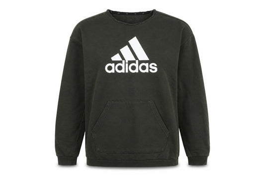 Unisex Adults UK XS Regular adidas Green Pullover Sweatshirt