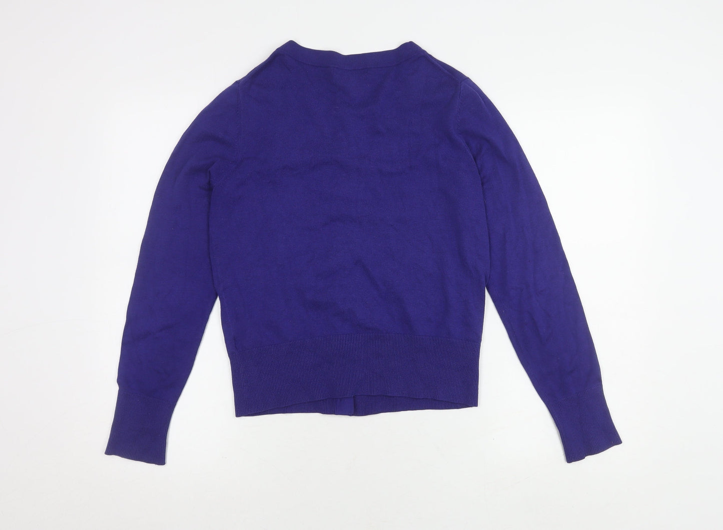 Banana Republic Women's Purple Cardigan M Long Sleeve