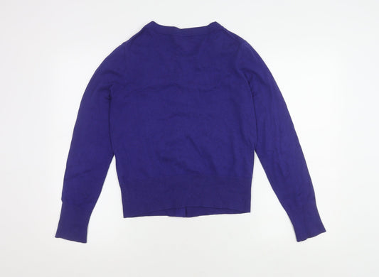 Banana Republic Women's Purple Cardigan M Long Sleeve