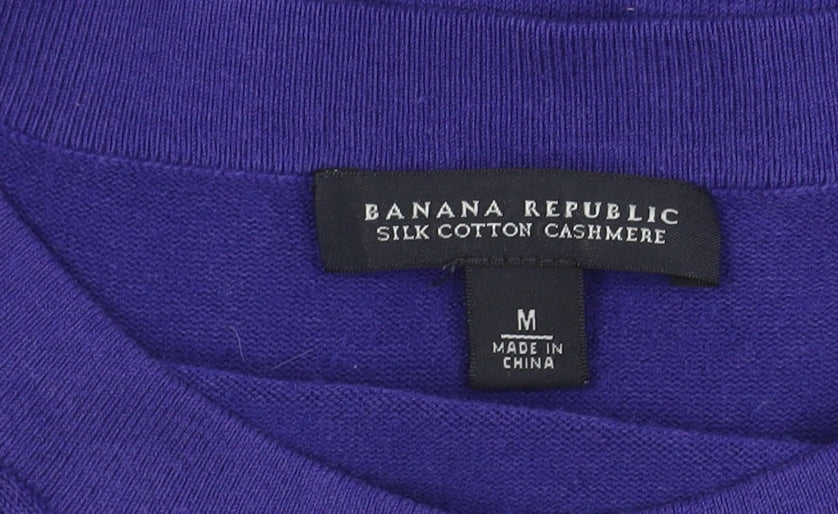 Banana Republic Women's Purple Cardigan M Long Sleeve