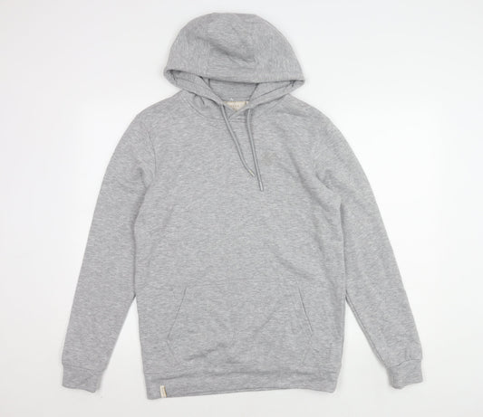 SikSilk Men's Grey Pullover Hoodie S