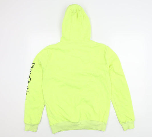 PlayStation Men's Neon Green Pullover Hoodie - Size S