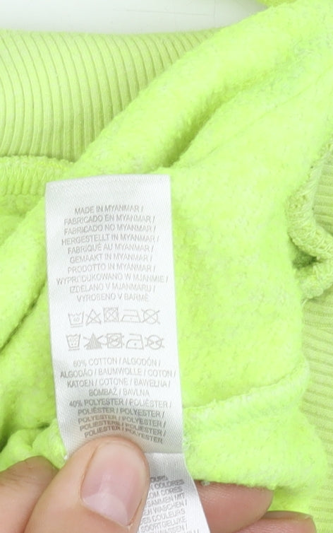 PlayStation Men's Neon Green Pullover Hoodie - Size S