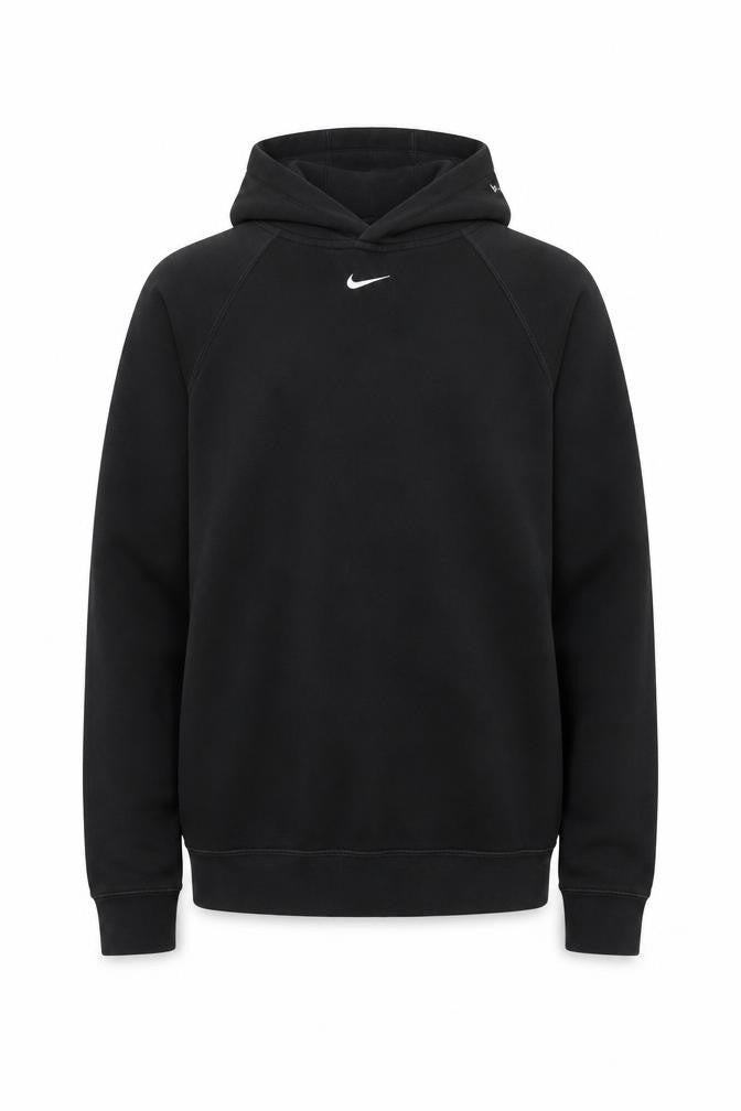 Mens UK S Regular Nike Black Pullover Hoodie