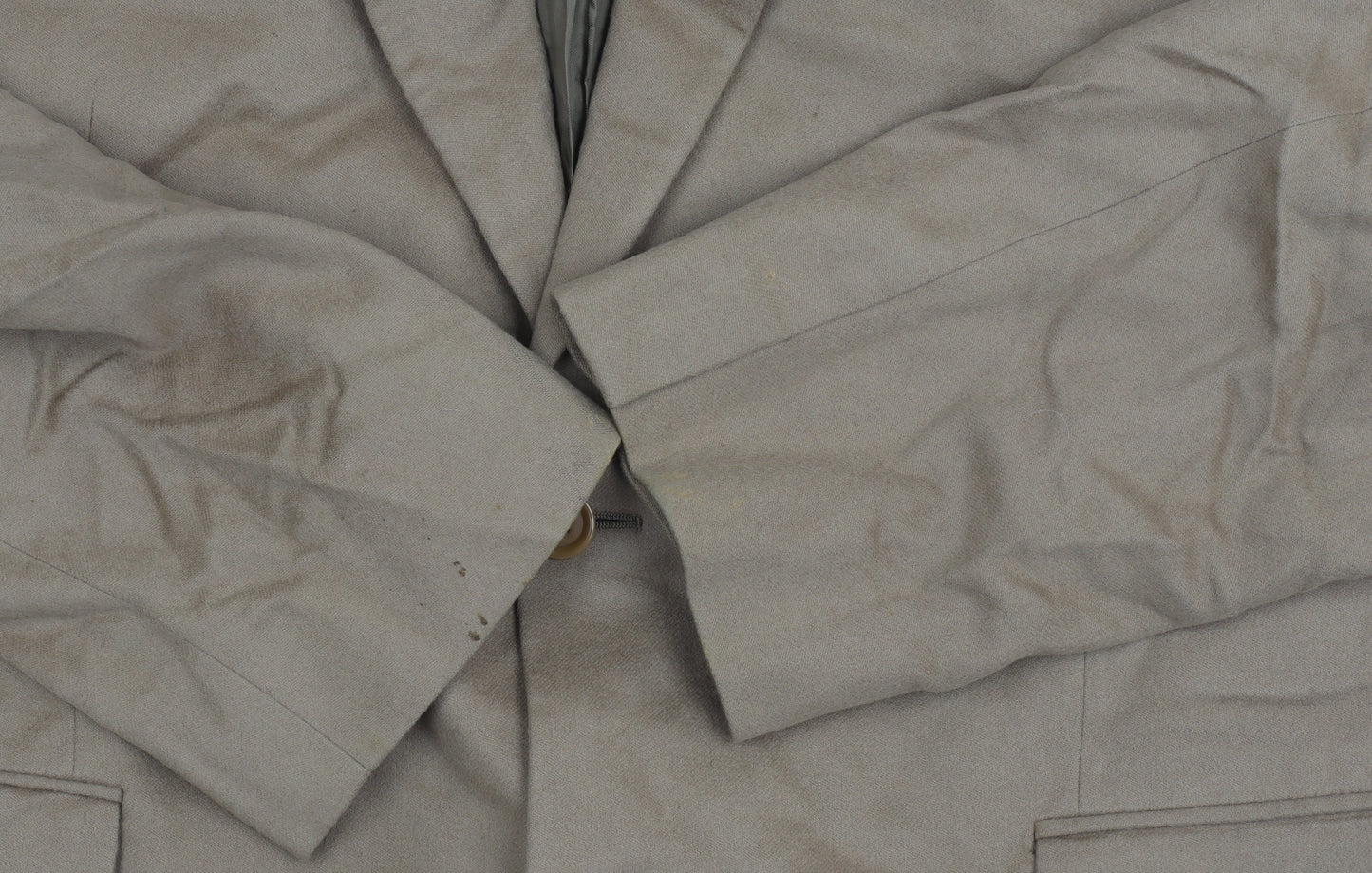 Brooks Brothers Men's Beige Cashmere Blazer 45R
