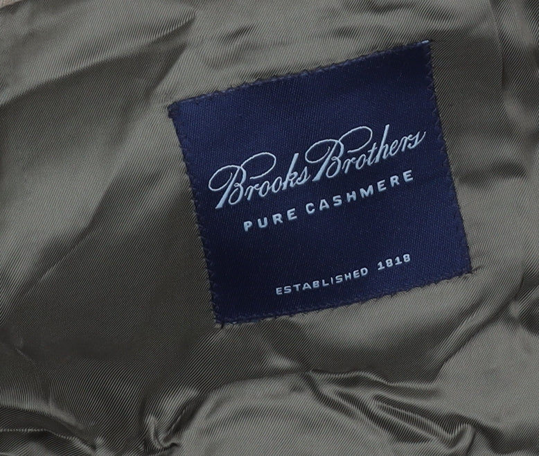 Brooks Brothers Men's Beige Cashmere Blazer 45R