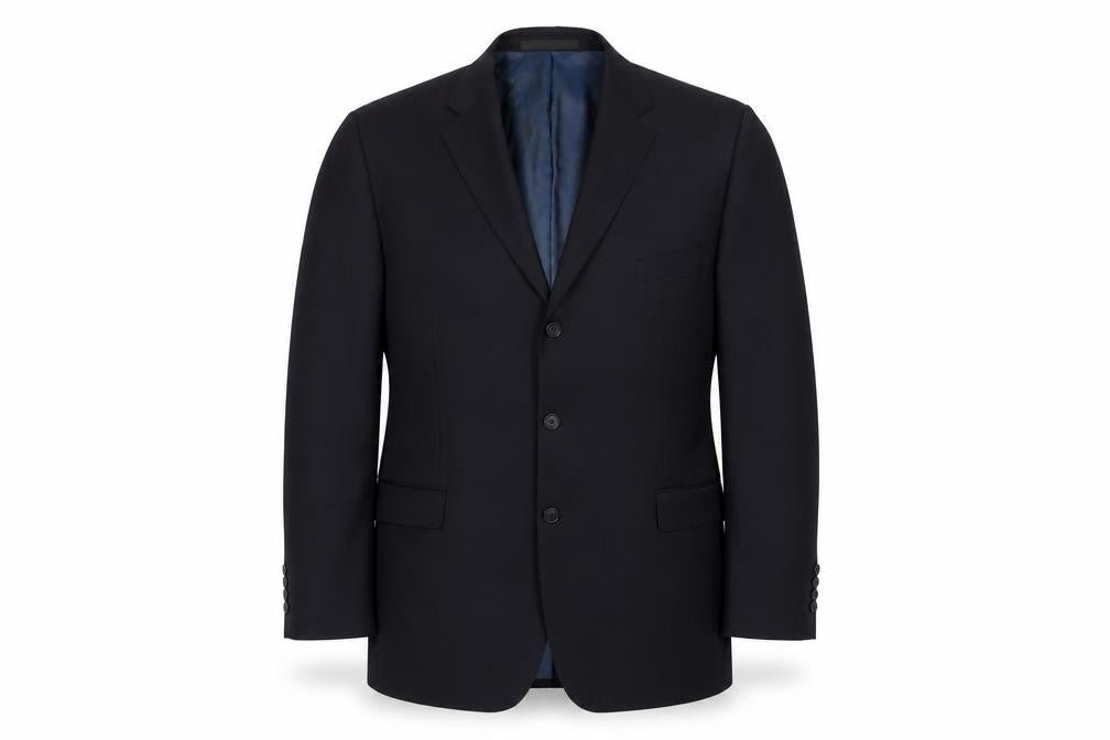 Marks and Spencer Men's Blue Striped Blazer 48R
