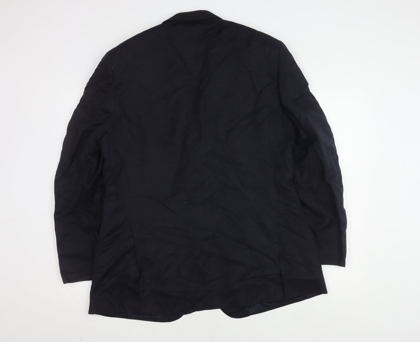 Marks and Spencer Men's Blue Blazer, Size 42, Wool Blend