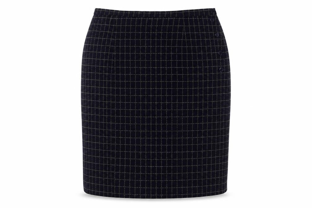Alexon Women’s Blue Check Pencil Skirt Size 16