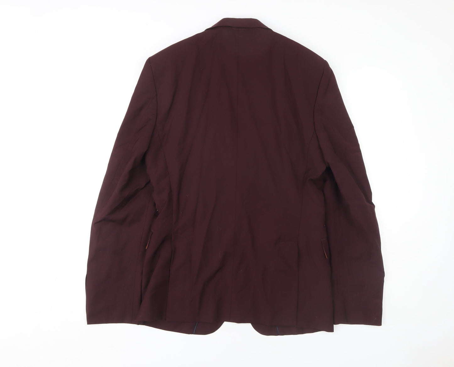 Zara Man Men's Red Blazer Jacket, Size 38, Stylish