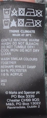Marks and Spencer Women's Grey Cable-Knit Pullover Jumper