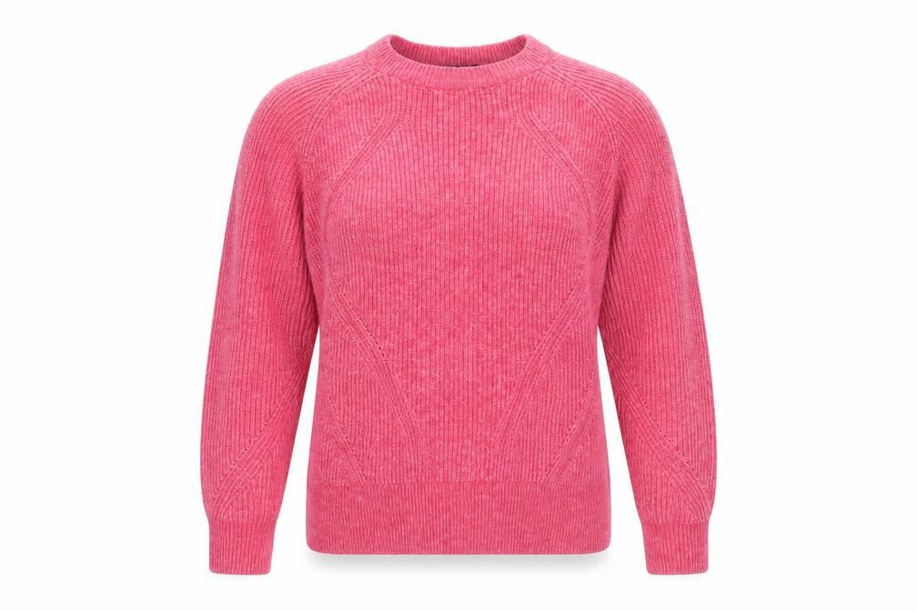 Marks and Spencer Women's Pink Crew Neck Jumper, Large
