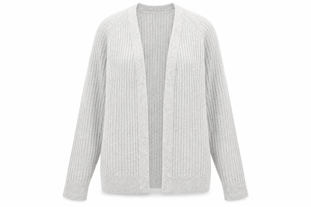 Marks and Spencer Women's Grey Open Front Cardigan, Medium