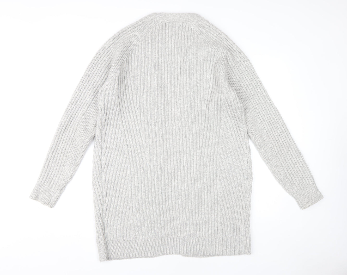 Marks and Spencer Women's Grey Open Front Cardigan, Medium