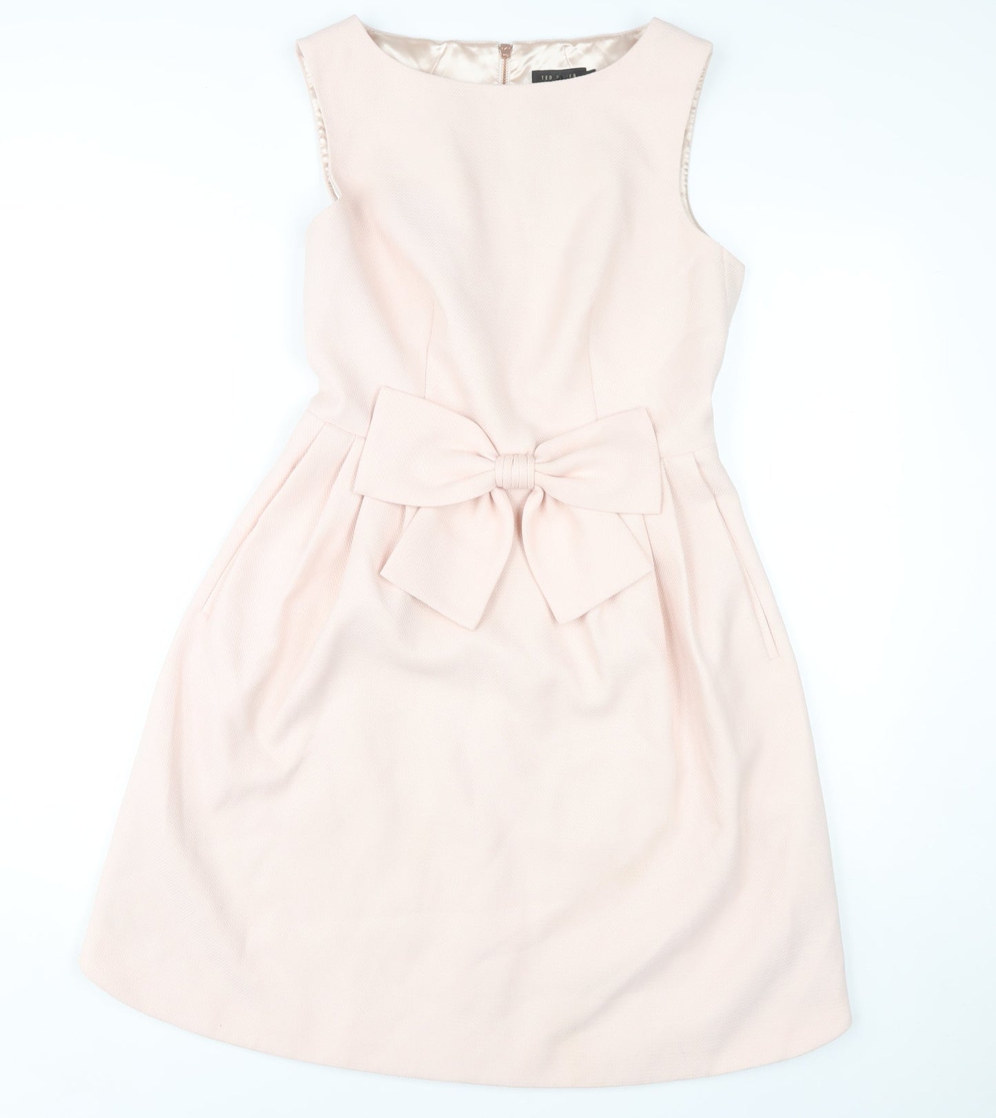 Ted Baker Women's Pink Fit & Flare Dress Size 6
