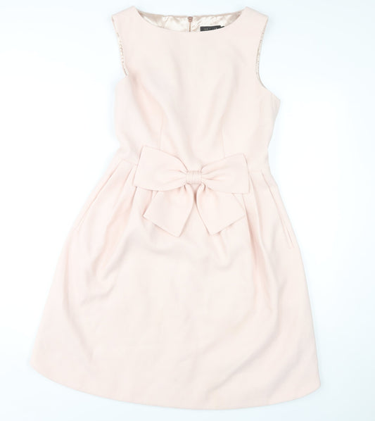 Ted Baker Women's Pink Fit & Flare Dress Size 6