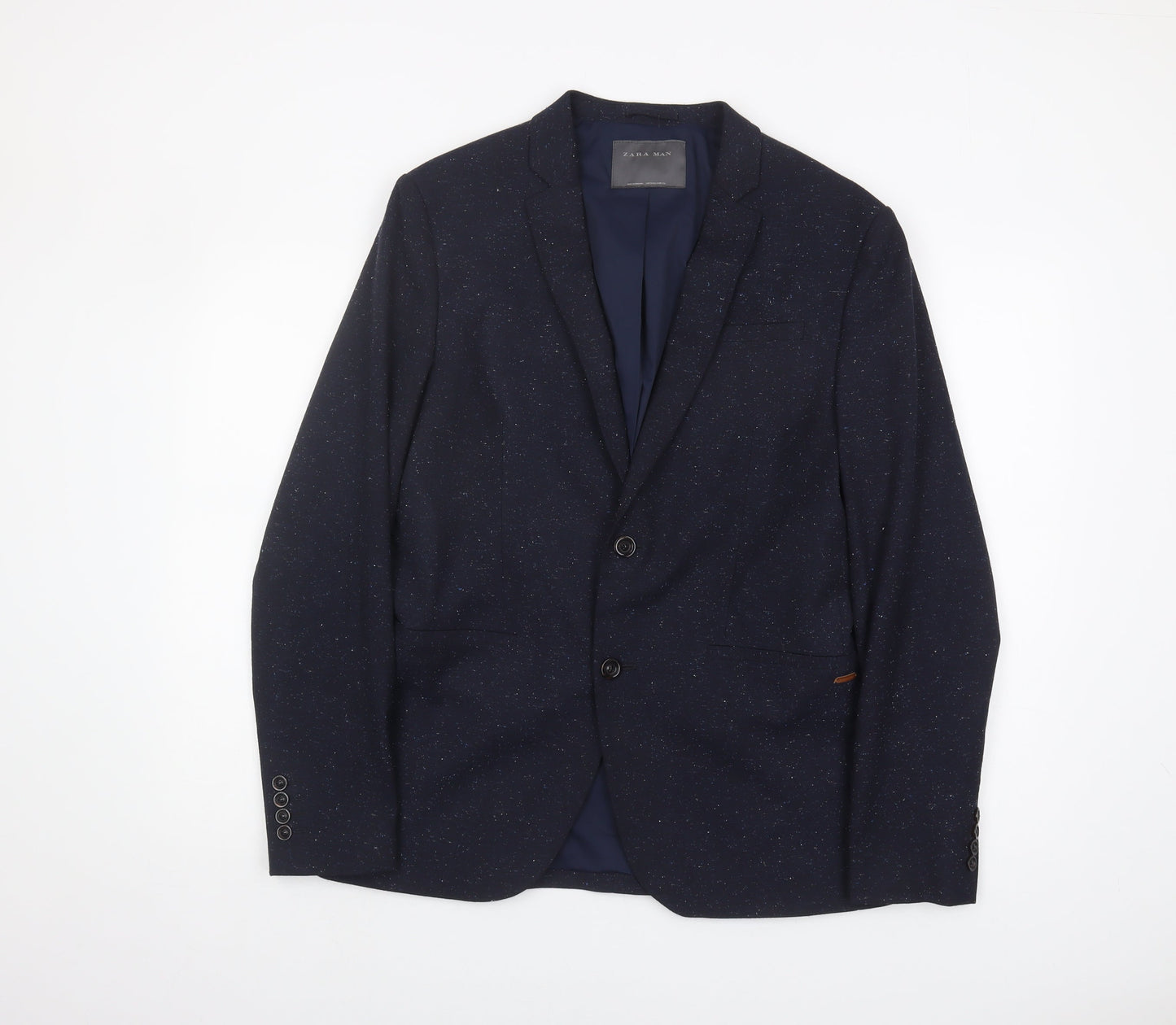 Zara Man Blue Men's Blazer, Size 40, Formal Business Wear