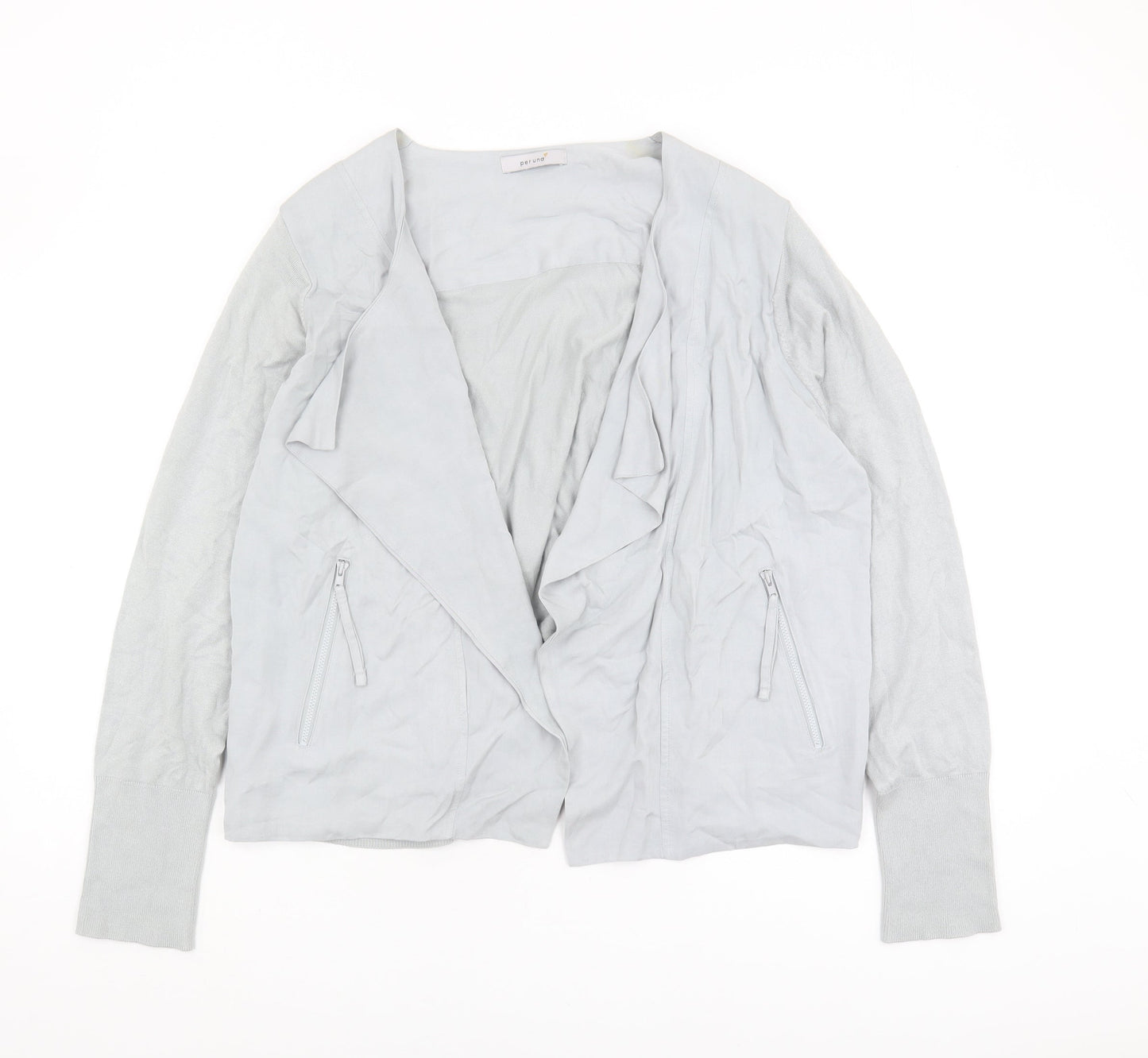 Marks and Spencer Women's Grey Open Front Cardigan UK 16
