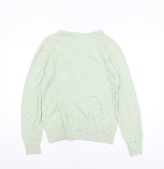 Boden Womens Green Embellished Pullover Jumper Size 12