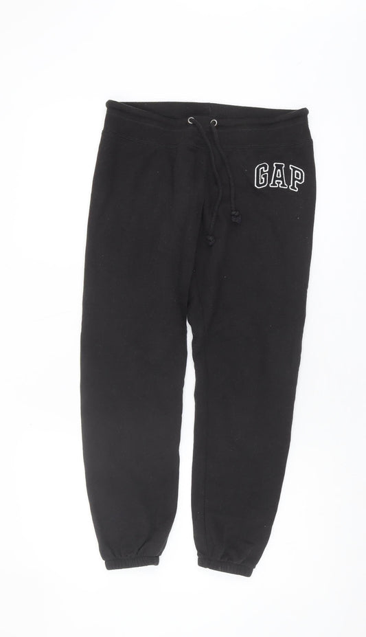 GAP Women’s Black Jogger Trousers Size S Cotton Blend