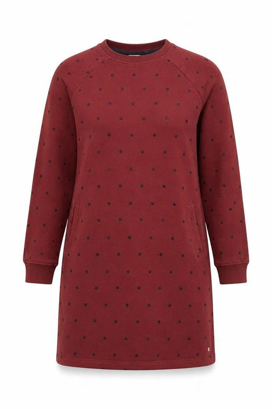 FatFace Red Polka Dot Women's Dress, Size 12