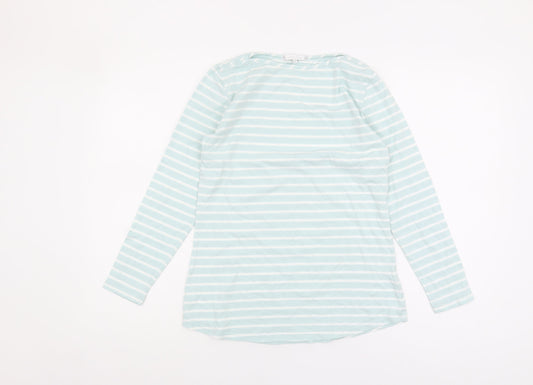 Lakeland Women's Blue Striped Basic T-Shirt, Size S