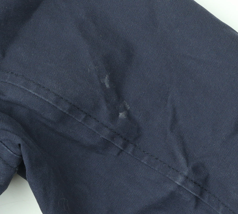 Joules Women's Blue Hooded Anorak Jacket Size 10