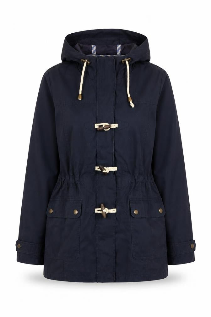 FatFace Women's Blue Parka Coat Size 12