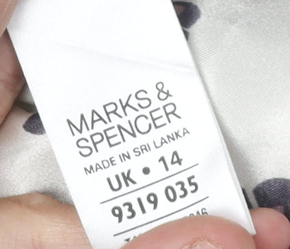Marks & Spencer Women's Purple Overcoat Size 14