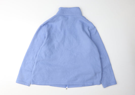 Anne De Lancay Women's Blue Fleece Jacket L