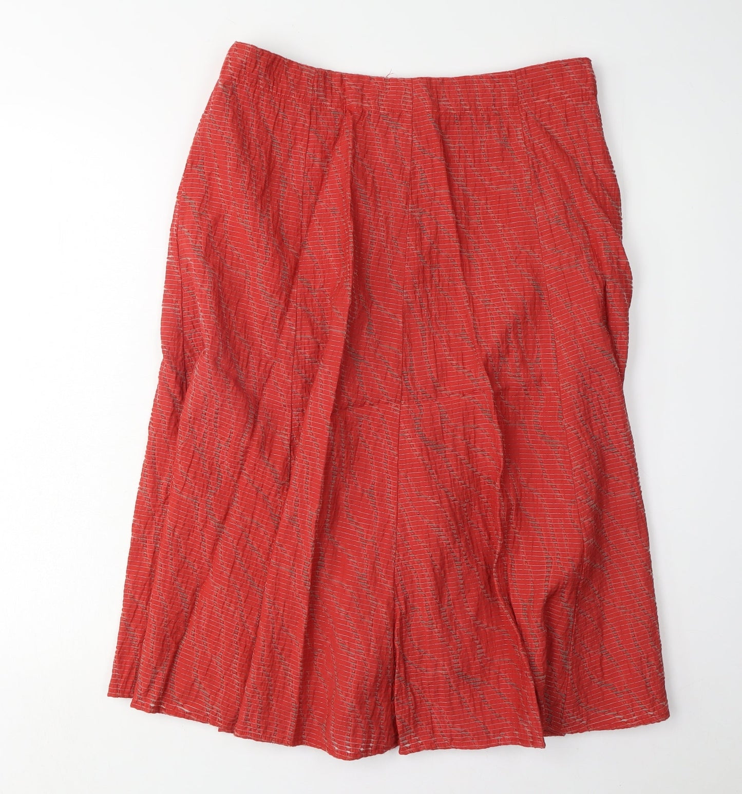Eastex Women's Red Pleated Skirt Size 14