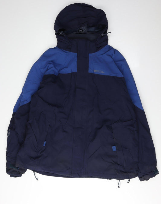 Mountain Warehouse Men's XL Blue Parka Jacket