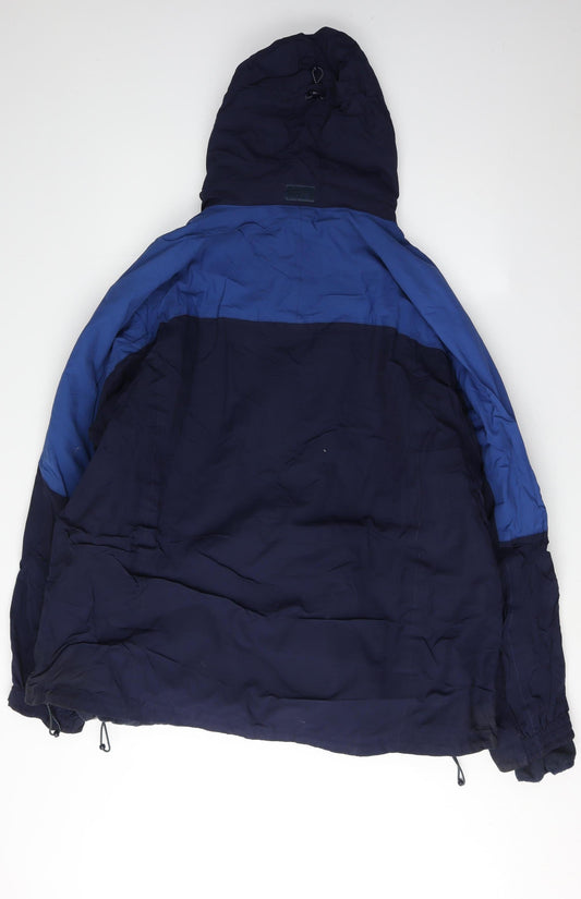 Mountain Warehouse Men's XL Blue Parka Jacket