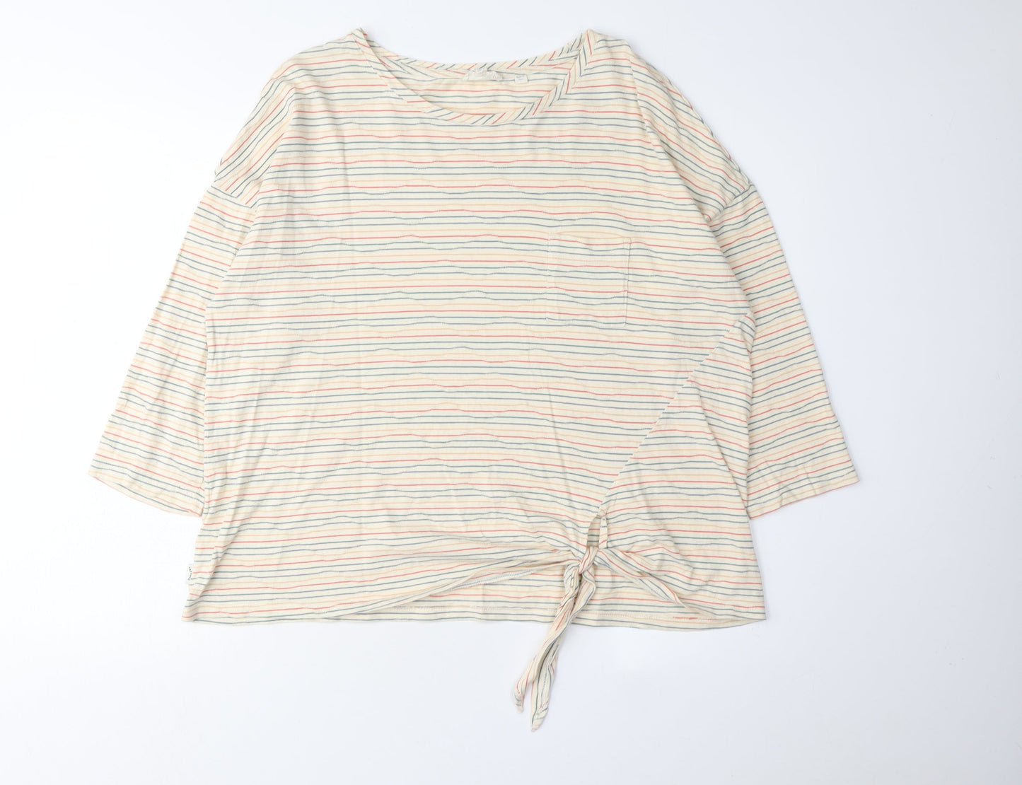 Fat Face Women's Multicoloured Striped T-Shirt
