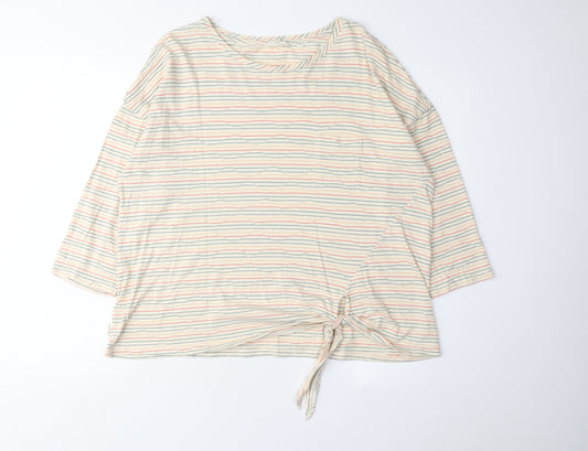Fat Face Women's Multicoloured Striped T-Shirt
