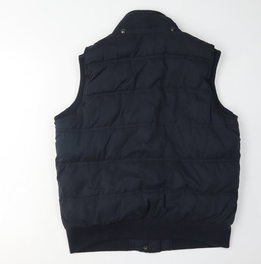 Fat Face Women's Blue Padded Waistcoat, Size 16, Winter Staple
