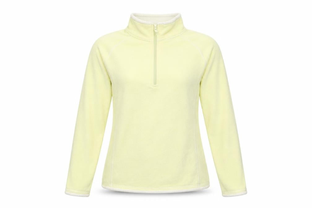 Womens UK 10 Regular Mountain Warehouse Yellow Full Zip Sweatshirt